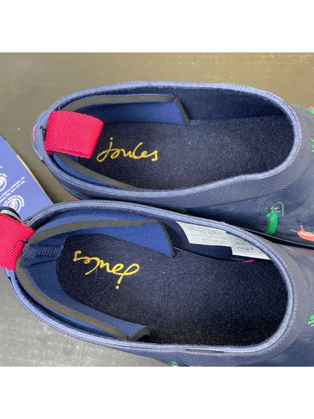 Joules Women's Pop On Rain Shoes Size 6 comfort New - Picture 11 of 15